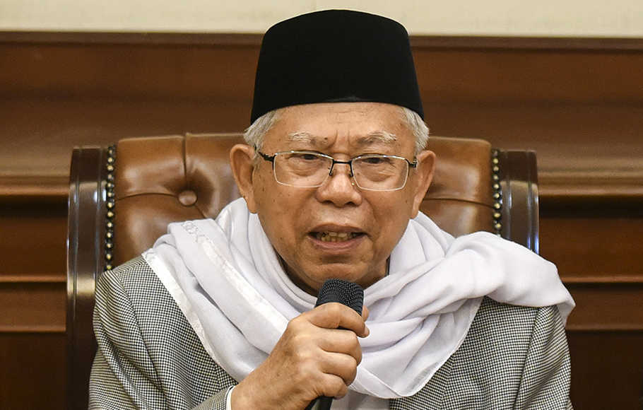 Wapres Kyai Ma'ruf Amin Dukung Pesantren Sebagai Pusat Pemberdayaan Ekonomi Syariah